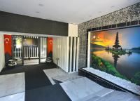 TV a/nebo společenská místnost v ubytování La Rezidans Hotel