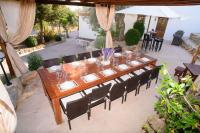 A seating area at Can Vich