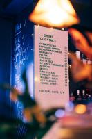 メイトランドにあるThe Family Hotelの壁画メニュー