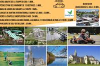 a collage of pictures of various attractions and buildings at Studio centre village Soligny la Trappe proche Mortagne au perche in Soligny-la-Trappe