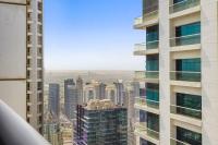 Nespecifikovaný výhled na destinaci Dubaj nebo výhled na město při pohledu z apartmánu
