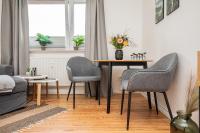 Posezení v ubytování fewo1846 - Kommood - zentral gelegenes Studio-Apartment mit Balkon im Hochparterre