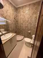 A bathroom at MARINA SKY