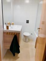 Koupelna v ubytování Apartament dúplex amb vistes al Pirineu català