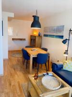 Posezení v ubytování Apartament dúplex amb vistes al Pirineu català