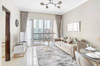 Posezení v ubytování StoneTree - Modern 1 BR Apartment in Dubai Marina