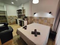 Kuchyň nebo kuchyňský kout v ubytování РUEВLO МAR, hotel-apartamento