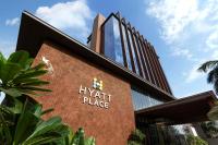 a building with the hyatt place logo on it at Hyatt Place Bharuch in Bharuch