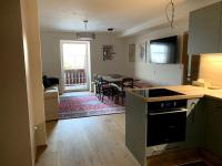 Kuchyň nebo kuchyňský kout v ubytování Apartmán Žalý