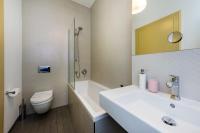 Koupelna v ubytování Bellevue Apartment