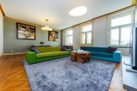 Posezení v ubytování Bellevue Apartment