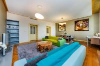 Posezení v ubytování Bellevue Apartment