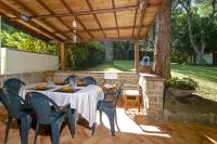 The floor plan of Villetta Il Pino - Happy Rentals