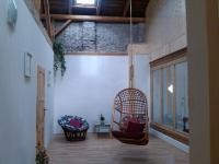 Posezení v ubytování Studio Glass Vysočina