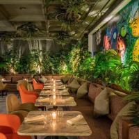 Χώρος καθιστικού στο Hotel Le Rocher Marrakech