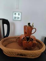 Příslušenství pro přípravu čaje a kávy v ubytování COZY HOME @BETONG