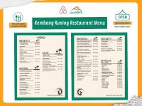 Certifikát, hodnocení, plakát nebo jiný dokument vystavený v ubytování Kembang Kuning