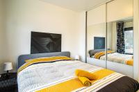 Cama ou camas em um quarto em ZenBNB / La Gallery /Proche Suisse