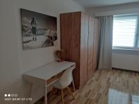 a desk and a chair in a room at groassehof Haus Gstrein in Imsterberg