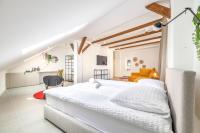 Posteľ alebo postele v izbe v ubytovaní Apartman Kaptol