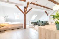 Posteľ alebo postele v izbe v ubytovaní Apartman Kaptol