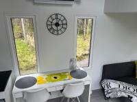 Luxus Tiny House Saagalaにあるシーティングエリア