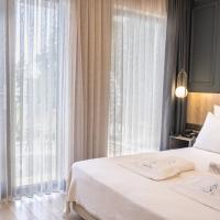 Postel nebo postele na pokoji v ubytování CUNDA PİER OTEL