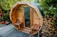 Zahrada ubytování Glamping Meleček