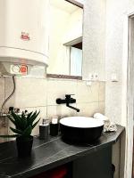A kitchen or kitchenette at Chata na Liptove