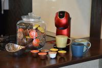 Seven Residence Musicにあるコーヒーまたはお茶