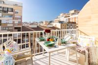 Balkón alebo terasa v ubytovaní Malaga Center Flat Holidays Salitre