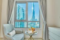 Půdorys ubytování Burj Khalifa Front view & Fountain view Island Paradise 2BR Luxury Apartment Burj residences Golden Homes