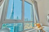 Půdorys ubytování Burj Khalifa Front view & Fountain view Island Paradise 2BR Luxury Apartment Burj residences Golden Homes