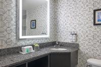 a bathroom with a sink and a mirror at Holiday Inn Toronto Downtown Centre by IHG in Toronto