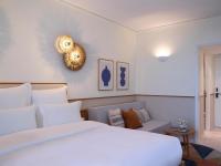 Posteľ alebo postele v izbe v ubytovaní Brown Beach Chalkida Kosher Resort, a member of Brown Hotels