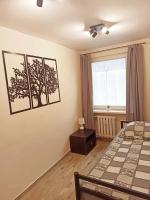 Posteľ alebo postele v izbe v ubytovaní APARTAMENT CENTRUM Międzychód