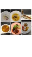 un collage de fotos de diferentes platos de comida en 森活藝術文旅, en Shiding