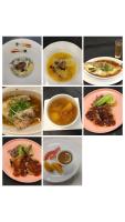 un collage de fotos de diferentes platos de comida en 森活藝術文旅, en Shiding