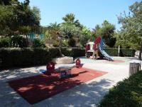 a playground with a skateboard and a slide at Mobile home 5-pers Camping Leï Suves-Côtes d&#39;Azur-including airco in Roquebrune-sur-Argens