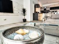 A kitchen or kitchenette at Getares Beach