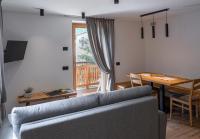 A seating area at Casa Angelinat