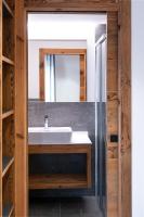 A bathroom at Casa Angelinat