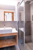 A bathroom at Casa Angelinat