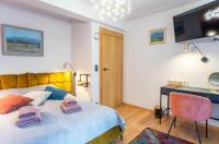 Posteľ alebo postele v izbe v ubytovaní Apartament 3 Strążyska 21A