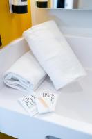Posteľ alebo postele v izbe v ubytovaní B&B HOTEL Landerneau Bois Noir