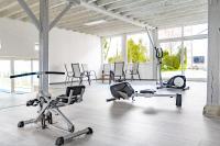 Posilňovňa alebo fitness centrum v ubytovaní Château de Chazelpaud