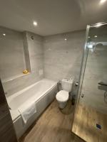 A bathroom at Hotel Rila