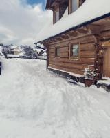Domek Regionalny Bąkowo Chatka v zime