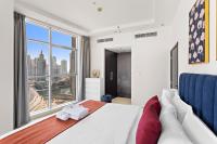 Postel nebo postele na pokoji v ubytování StoneTree - Fully Furnished 1BR in Dubai Marina