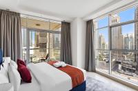 Postel nebo postele na pokoji v ubytování StoneTree - Fully Furnished 1BR in Dubai Marina